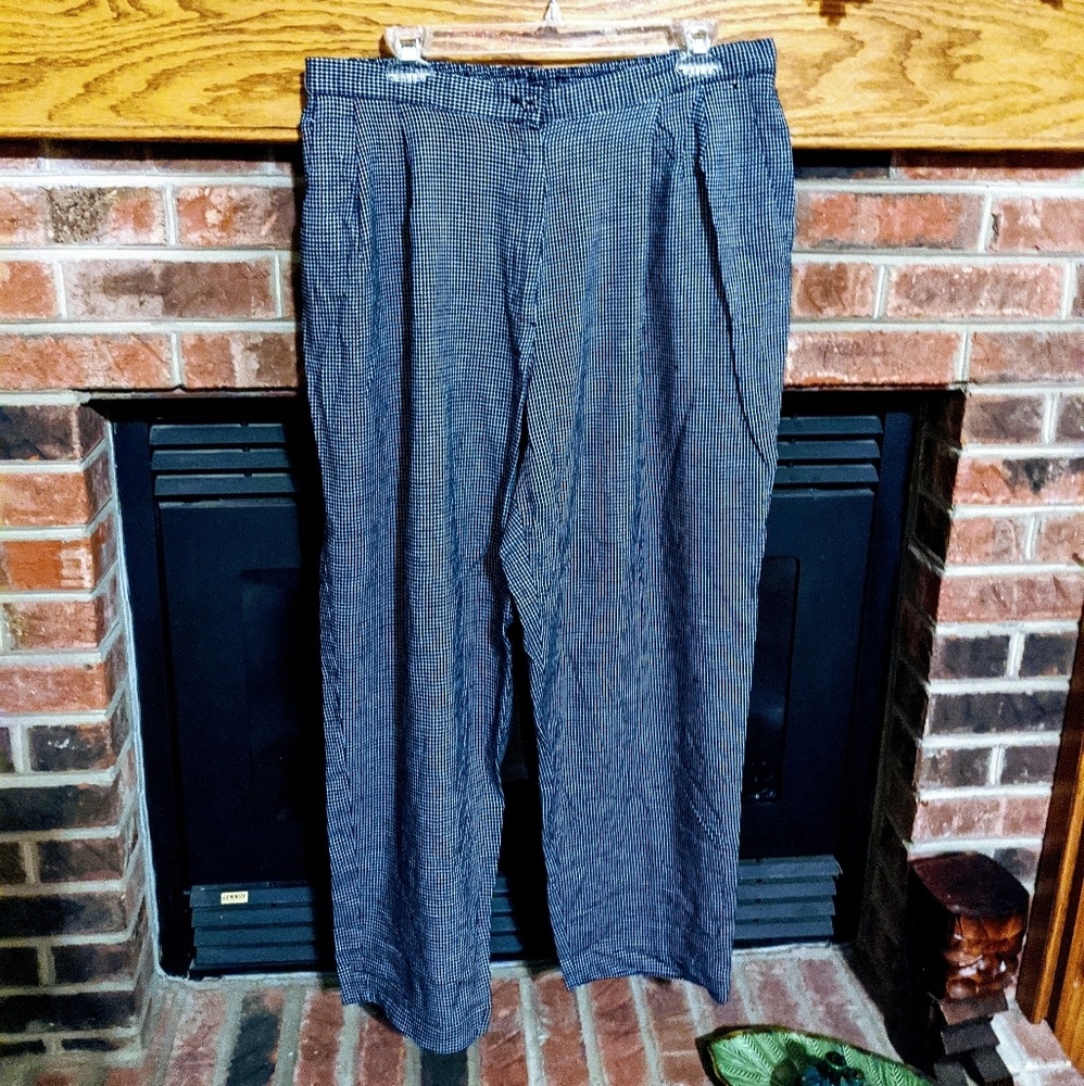 The villager brand elastic back navy blue pant 22W